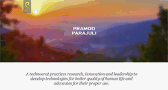 Desktop Screenshot of pramodparajuli.com